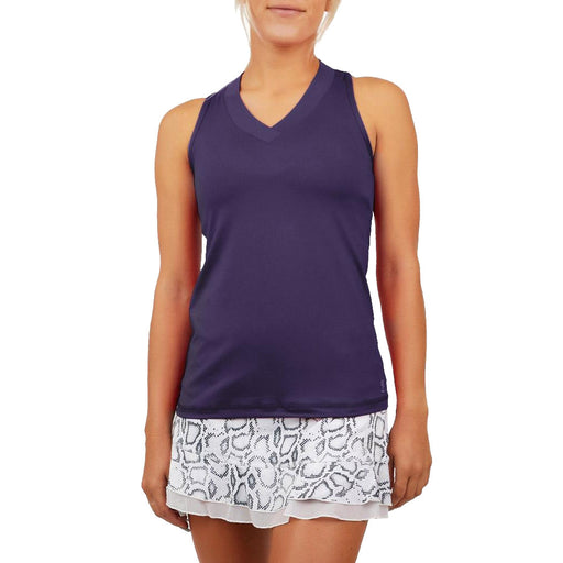 Sofibella UV Colors Racerback Wmns Tennis Tank Top - Plum/XL