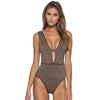 Becca High Waist One Piece Womens Swimsuit