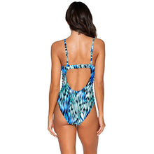 Load image into Gallery viewer, Sunsets Borderline One Piece Womens Socialite Swim
 - 3