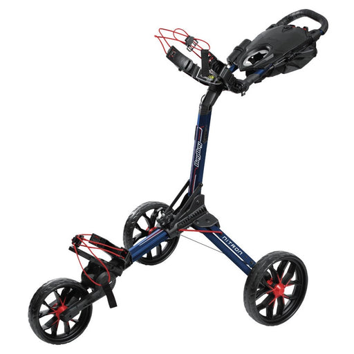 Bag Boy Nitron Auto-Open Pushcart - Navy/Red