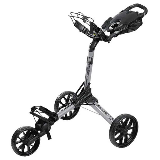 Bag Boy Nitron Auto-Open Pushcart - Silver/Black