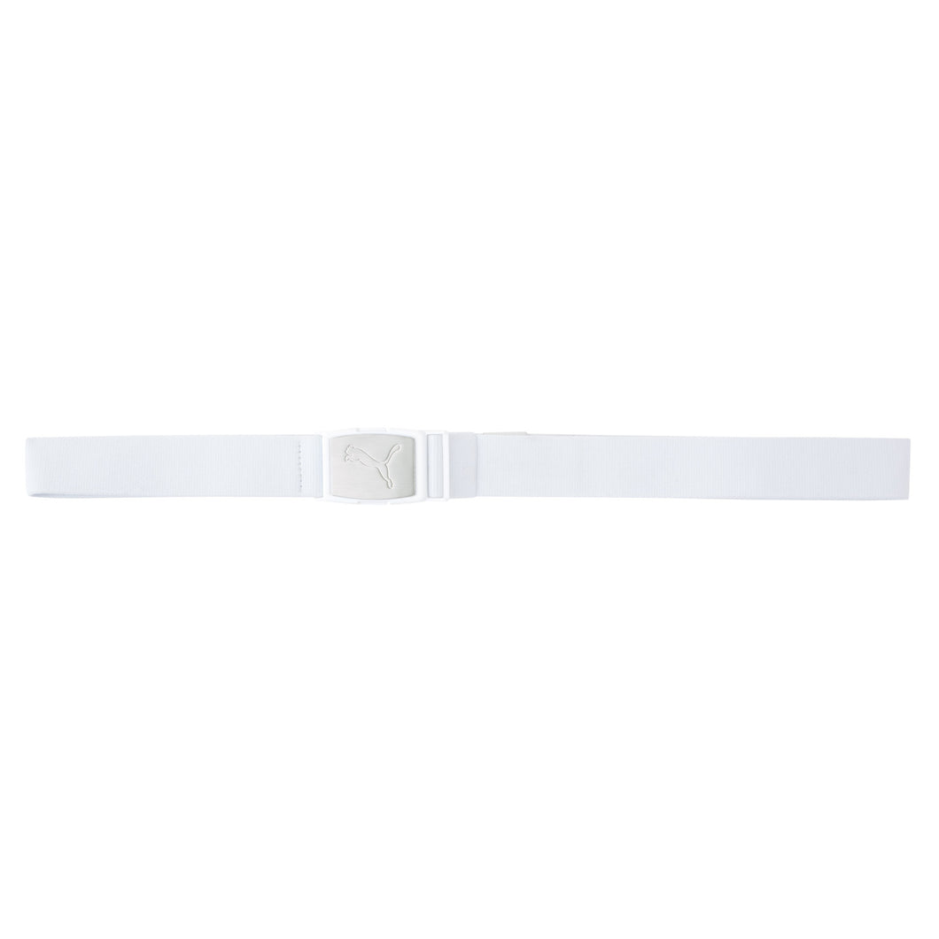 Puma Ultralite Stretch Bright White Mens Golf Belt - Bright White/One Size