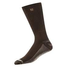 Load image into Gallery viewer, FootJoy ProDry Mens Crew Golf Socks - Brown/LRG 8-12
 - 2