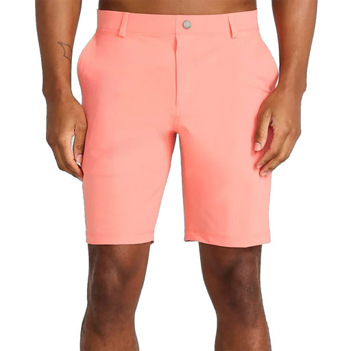 Redvanly Hanover 9 Inch Mens Pull-On Golf Shorts - Coral/XXL