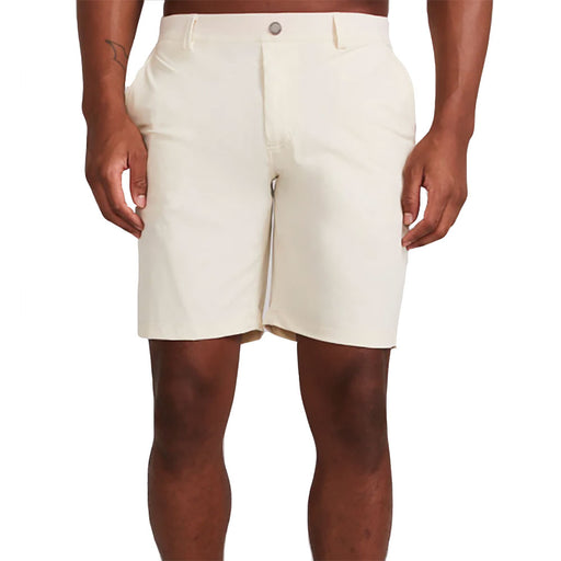 Redvanly Hanover 9 Inch Mens Pull-On Golf Shorts - Oat/XXL