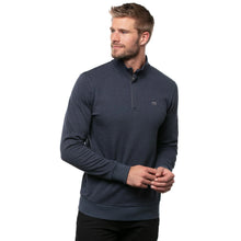 Load image into Gallery viewer, TravisMathew Cloud 2.0 Mens Golf 1/4 Zip - Hthr Blue 4hbl/XXXL
 - 5