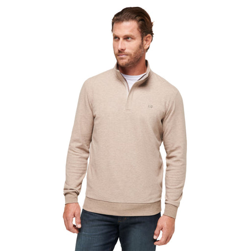 TravisMathew Cloud 2.0 Mens Golf 1/4 Zip - Portabella/XXXL