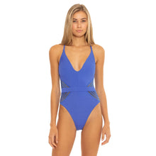 Load image into Gallery viewer, Isabella Rose Queensland High Leg 1PC Wmn Swimsuit - Blue/L
 - 1