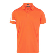 Load image into Gallery viewer, J. Lindeberg Heath Regular Fit Mens Golf Polo 1 - Lava Orange/XXL
 - 1