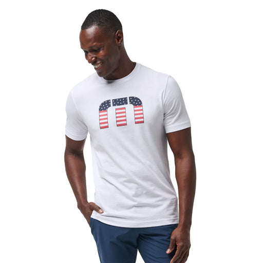 TravisMathew Star Bright Mens Golf T-Shirt - White/XL