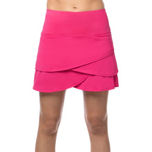 Load image into Gallery viewer, Lucky in Love Scallop 15.75in Womens Golf Skort - SHOCKNG PNK 645/XL
 - 5