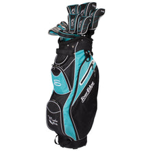 Load image into Gallery viewer, Tour Edge Moda Silk Womens Complete Golf Set - Blk/Lt Blue/Right Hand Reg
 - 1