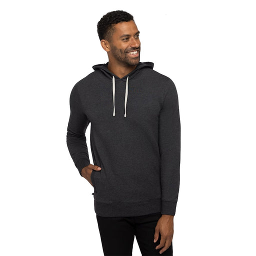 TravisMathew Cloud Mens Golf Hoodie - Hthr Black 0hbl/XXL