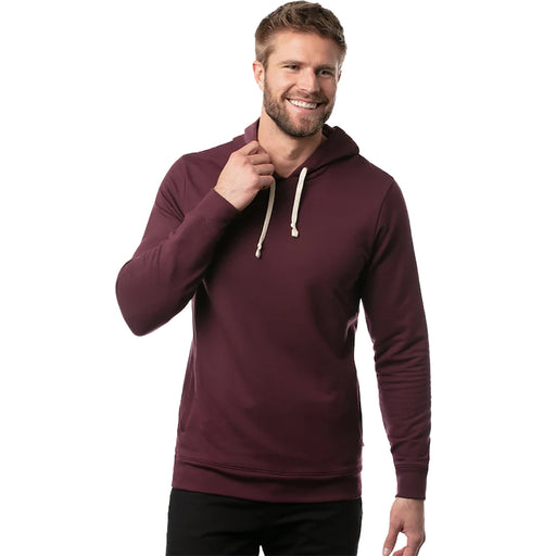 TravisMathew Cloud Mens Golf Hoodie - Tawny Port 6tap/XXL