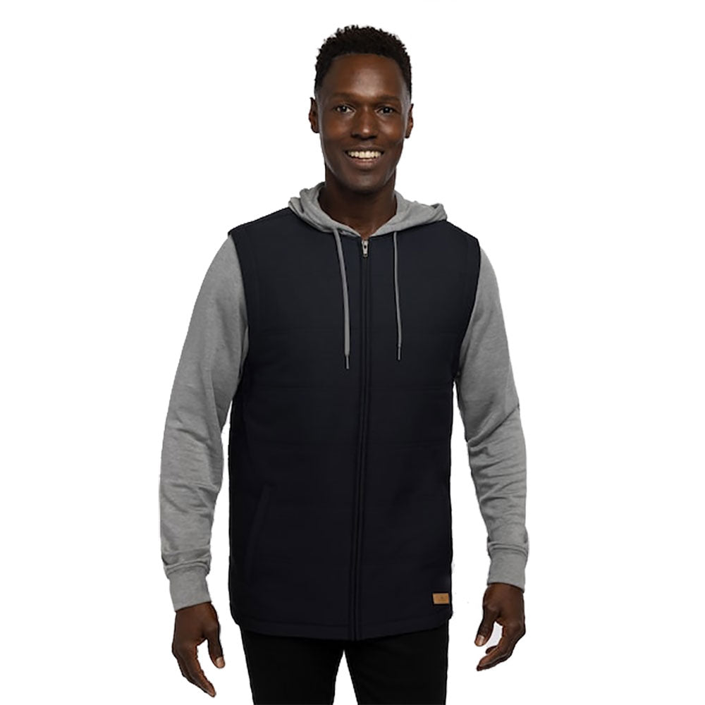 TravisMathew Scavenger Mens Golf Jacket - Blk/Htr Gy 0bhg/XXL