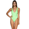 B Swim X Elizabeth Turner Kat Kiwi Cutie One Piece Womens Swimsuit