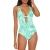 Becca Crystal Plunge Jasper One Piece Womens Swimsuit