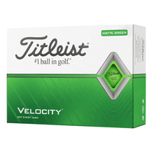 Load image into Gallery viewer, Titleist Velocity Golf Balls - Dozen 1 - Matte Green
 - 2