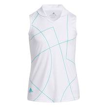 Load image into Gallery viewer, Adidas Semi Mint Rush Girls Sleeveless Golf Polo - Semi Mint Rush/XL
 - 1