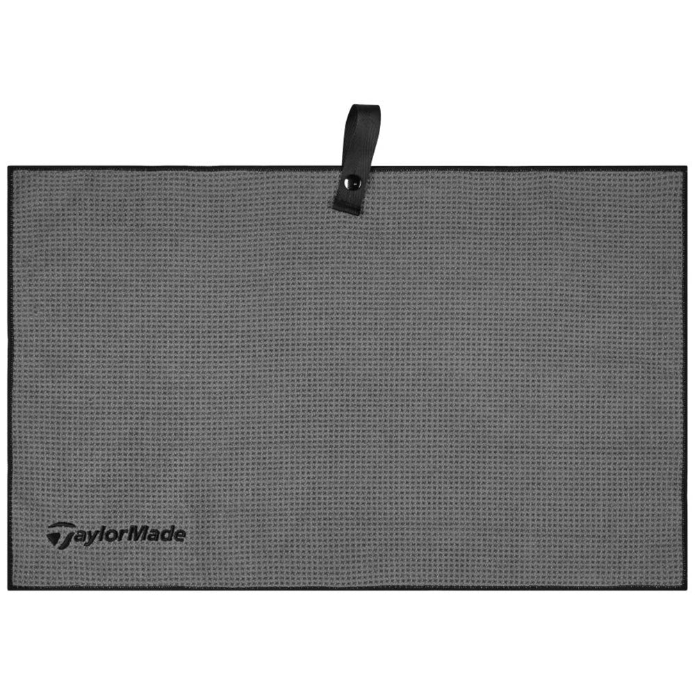 TaylorMade Microfiber Grey Cart Towel - Gray