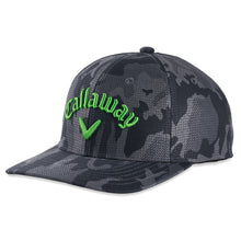 Load image into Gallery viewer, Callaway CG Tour Junior Golf Hat 1 - Blk Camo/Grn
 - 2