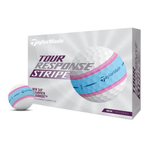 Load image into Gallery viewer, TaylorMade Tour Response Stripe Golf Balls - Dozen - Blue/Pink
 - 1