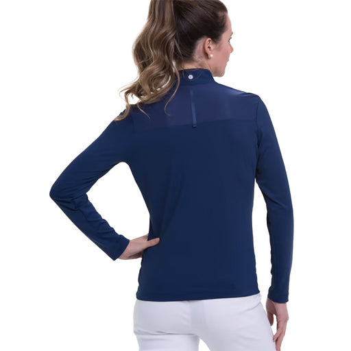 EP New York Zip Mock LS Womens Golf Pullover