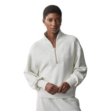 Load image into Gallery viewer, Varley Davidson Womens Half Zip Sweatshirt - Ivory Marl/L
 - 5