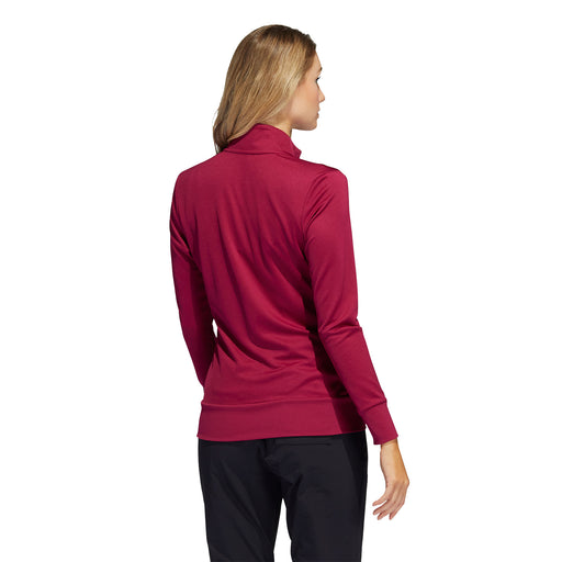 Adidas Textured Legacy Burgundy Womens Golf Jacket