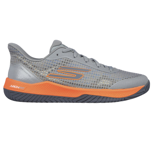 Skechers Viper Court Pro Mens Pickleball Shoes - Grey/Orange/D Medium/12.0