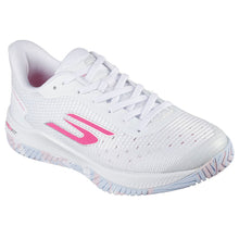 Load image into Gallery viewer, Skechers Viper Court Pro Womens Pickleball Shoes - White/Pink/Blue/B Medium/11.0
 - 15