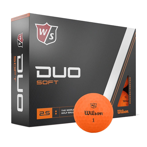 Wilson Duo Soft Golf Balls 2023 - Dozen - Orange