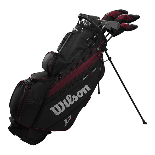 Wilson Deep Red Tour RH Mens Complete Golf Set - Standard/Regular/Black