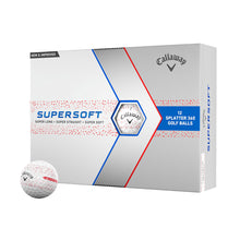 Load image into Gallery viewer, Callaway Supersoft Golf Balls - Dozen - Red Splatter
 - 2