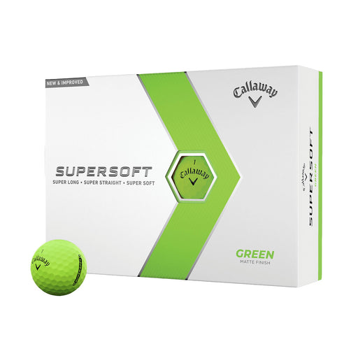 Callaway Supersoft Matte Golf Balls - Dozen - Green