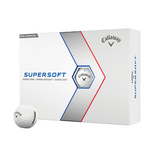 Callaway Supersoft Max White Golf Balls - Dozen - White