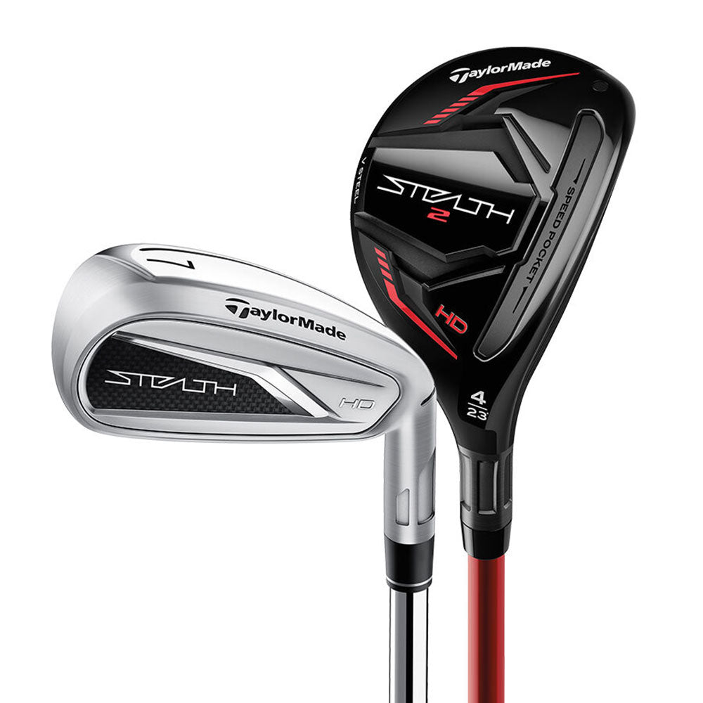 TaylorMade Stealth Combo Set RH Mens Graph Irons - 4H 5H 6-PW AW/Graphite/Regular