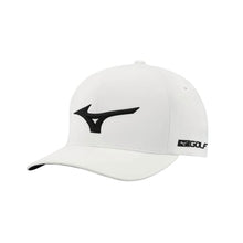 Load image into Gallery viewer, Mizuno Tour Delta Fitted Golf Hat - White/Black/L/XL
 - 6