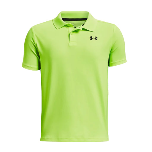 Under Armour Performance Boys Golf Polo - LIME SURGE 369/XL