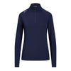 RLX Ralph Lauren Airflow Refined Navy Womens Longsleeve Golf 1/4 Zip