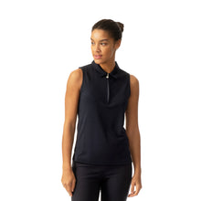 Load image into Gallery viewer, Daily Sports Peoria BL Womens Sleeveless Golf Polo - Black/XL
 - 1