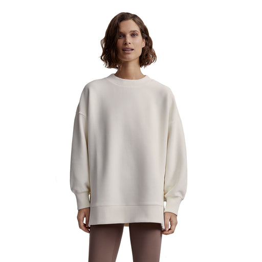 Varley Mae Boyfriend Womens Pullover - Egret/L