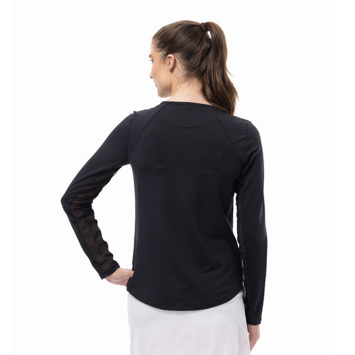 SanSoleil SolTek Solid Active Womens LS Sun Shirt