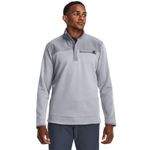 Load image into Gallery viewer, Under Armour Storm SweaterFleece Mens Golf 1/2 Zip - STEEL 035/XXL
 - 13