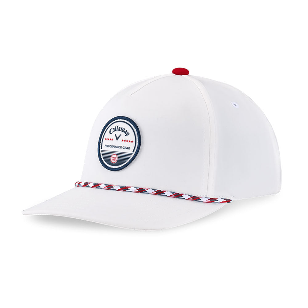 Callaway Bogey Free Mens Golf Hat - White/Red/Navy/One Size