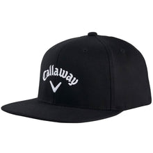 Load image into Gallery viewer, Callaway Flatbill Mens Golf Hat - Black/One Size
 - 1