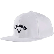 Load image into Gallery viewer, Callaway Flatbill Mens Golf Hat - White/One Size
 - 2