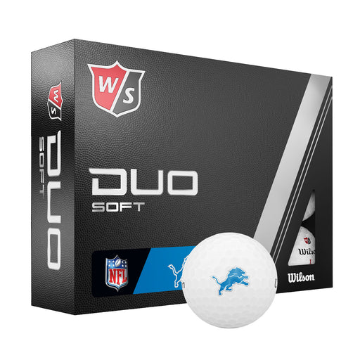 Wilson Golf Duo Soft NFL Detroit Lions Golf Balls - Detroit Lion