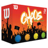 Wilson Chaos Golf Balls - 24 Pack