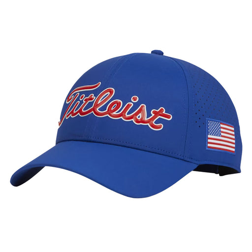 Titleist Players Tech Mens Golf Hat - Royal/Red/White/One Size